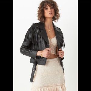 ♥️ NWT Spell Teadora Leather Jacket